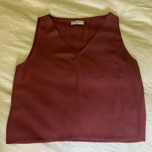 Sleeveless v neck shirt from Aritzia